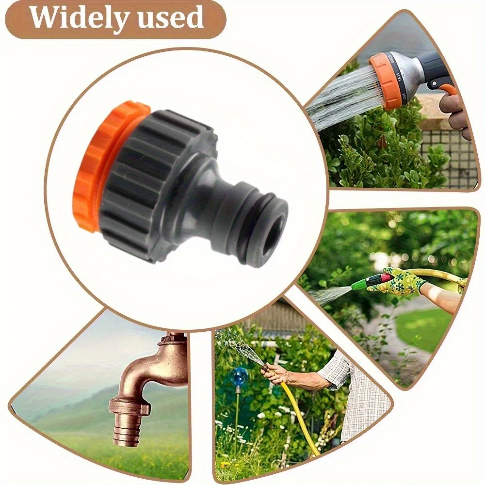 20 Stück 1/2 Zoll Gartenschlauch-Schnellverbinder, Wasserleitung, Wasserhahn-Verlängerung, feste Anschlüsse, Armaturen, Adapter, gemeinsames Bewässerungssystem – Detail 8