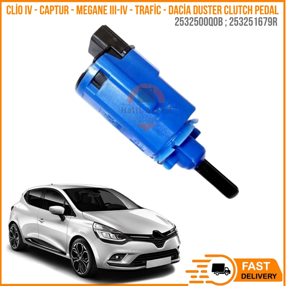 

For Renault Clio IV - Captur - Megane III-IV - Trafic - Dacia Duster Clutch Pedal Switch Oem 2532500 Q0B; 253251679R;