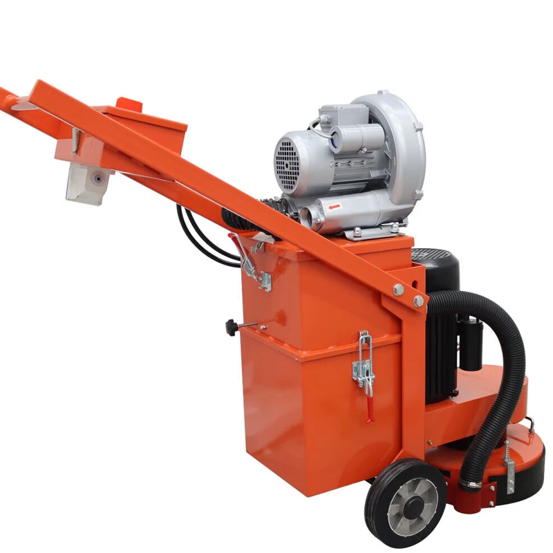 Customized epoxy floor grinder 380mm concrete floor grinding and polishing machine vacuum grinder adjustable grinding depth