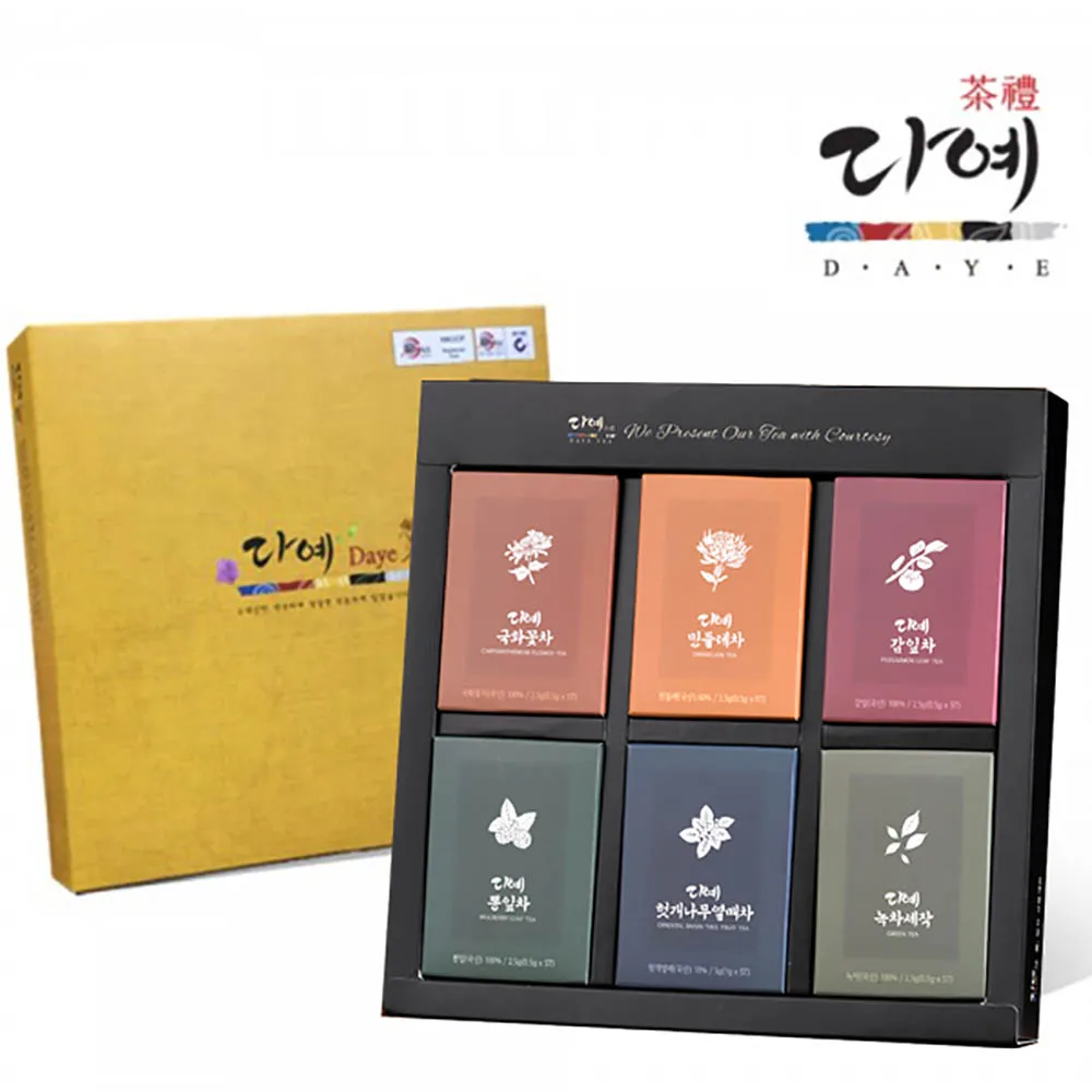 [코인딜][다예] 순수 국산 꽃잎차 6종 30T