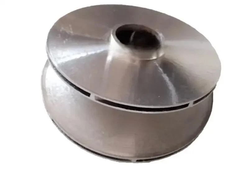 Turbine d'arbre 100-130mm de diamètre 12/14mm, pièce de moulage de turbine de précision en aluminium pour pompe à eau 1 pièce