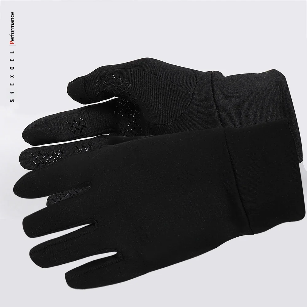 AliExpress SPEXCEL NEW PRO TEAM Winter Thermal Fleece Cycling gloves full finger road race bicycle gloves Black