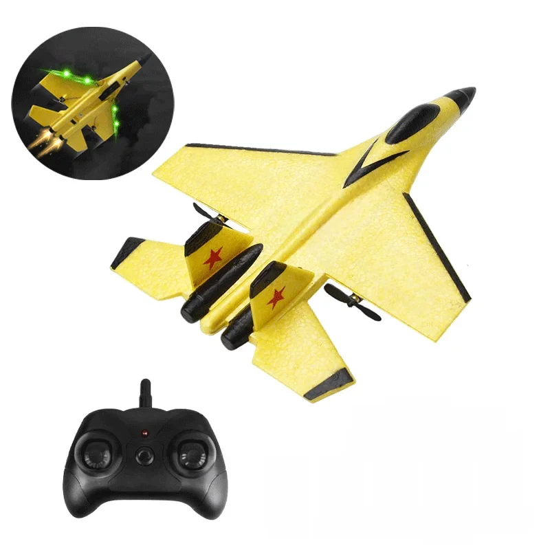 Avião de espuma rc SU-35 avião 2.4g planador de controle de rádio avião de combate de controle