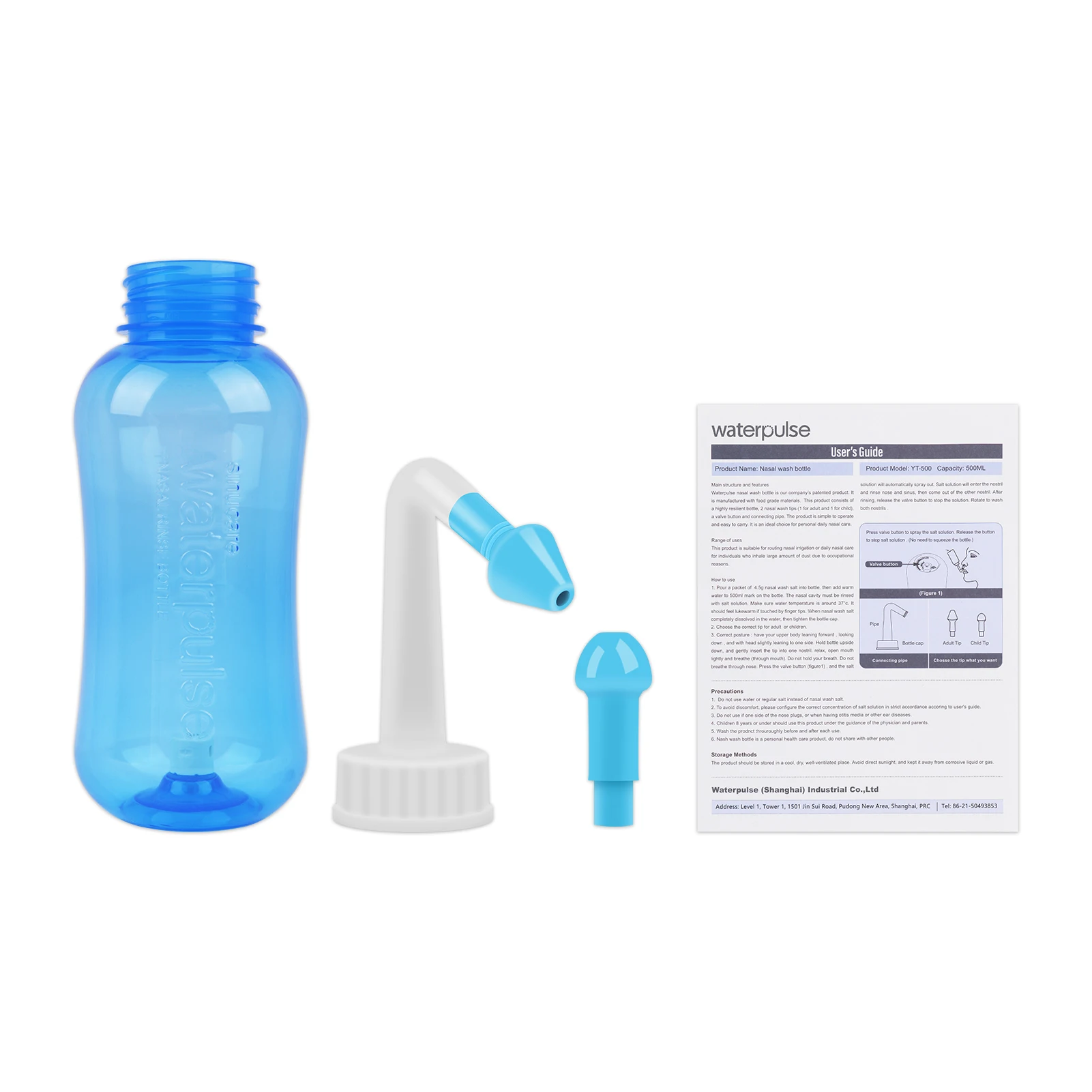 

droshipping Nasal Wash bottle Cleaner Spray Nasal Irrigator Rhinitis Treatment Cleaner bottle 300ml 20pcs