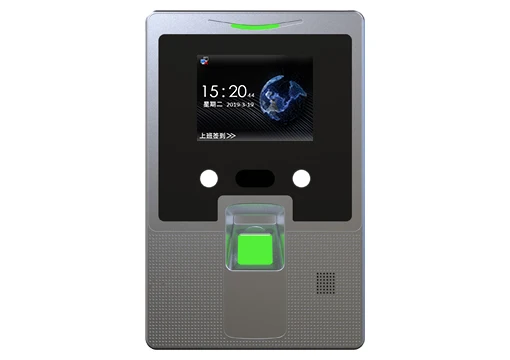 2.8 Inch TFT Color Screen Biometric Face Recognition Time Attendance Machine System With Keyboard Fingerprint Reader Clock