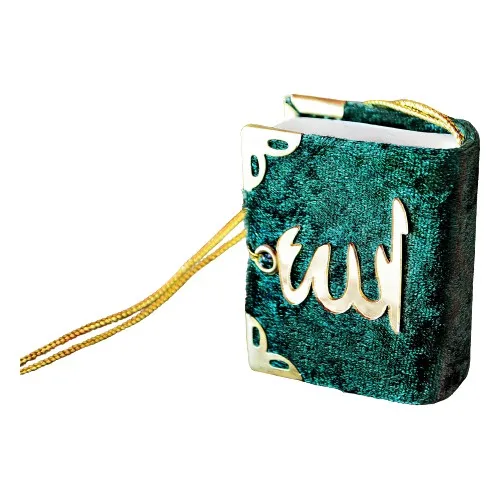 15Pcs Mini Velvet Covered Quran Ramadan Mevlut Child Circumcision Gift Wedding Favors Mubarak Islamic favors Hajj gifts for Gril