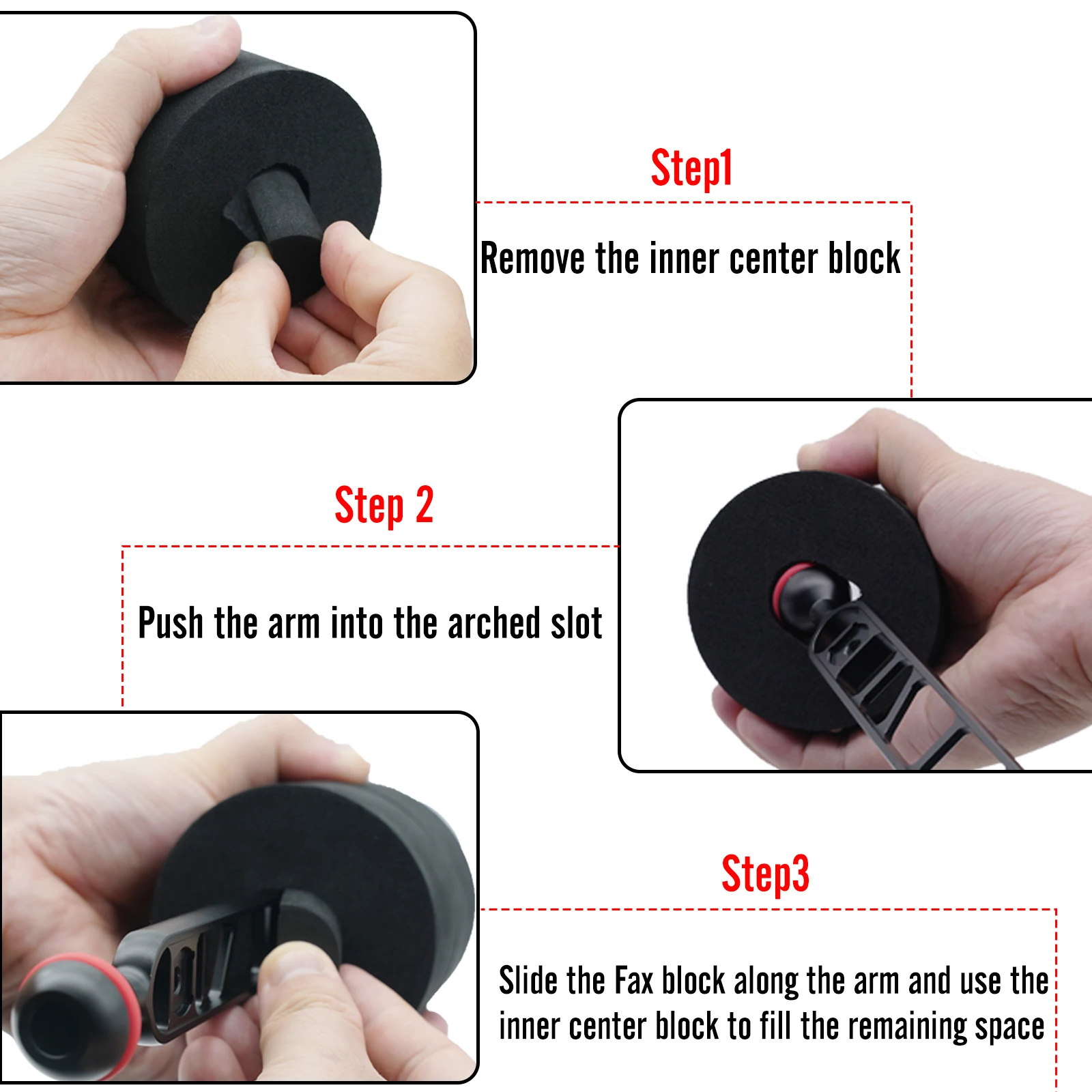 Underwater camera ultra light buoyancy float kit for /NON/Seaa&Sea Arms/WEEFINE/nitescuba alleviate  tray extension arm weight