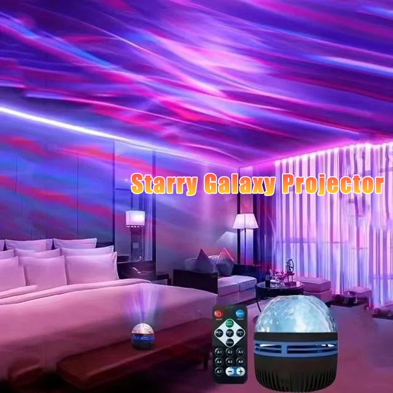 Galaxy Sky Projector Bedroom Night Light 1 pc LED Galaxy Projector Light Colorful  Kids Room Decoration Christmas Party Decorati