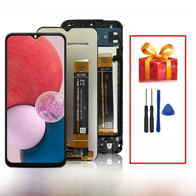 Wysokiej jakości wyświetlacz LCD z panelem dotykowym do Samsung A13 A137 SM-A137F/DSN, części do naprawy. — zdjęcie produktu 6