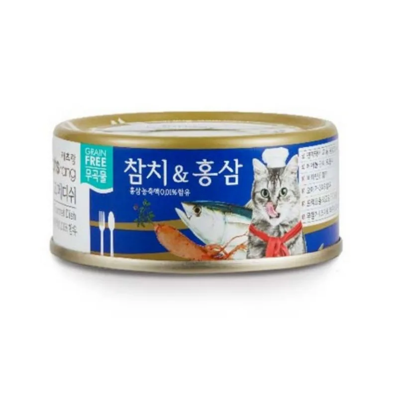 Catshango Medish tuna and red ginseng 90g 24 can Cat snack