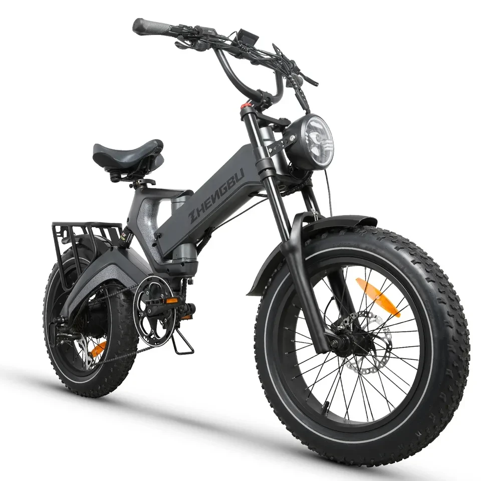 Bicicleta eléctrica de 48v, 1000w, 25Ah, 20x4,0 pulgadas, neumático ancho, motocicleta eléctrica