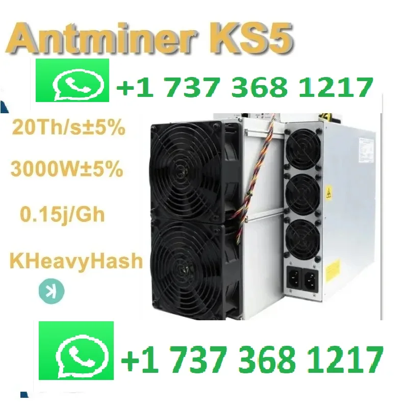 GOOD DEALS !!!  BUY 10 GET 4 FREE ORIGINAL NEW ANTMINER KS5 PRO 21TH... FREE SHIPPING !!