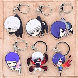 Tokyo Anime Keychain Arcylic Cartoon Figures Keyrings Kids Gift Key Chain Accessories