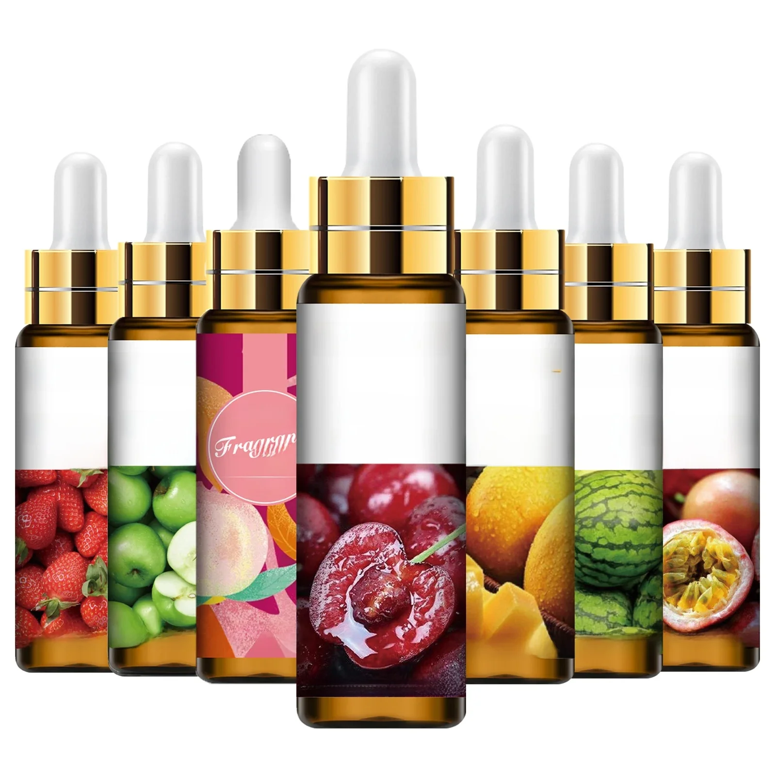 PHATOIL 1/3/9 szt. 10ml Olejek Zapachowy Owocowy Brzoskwinia Truskawka Marakujowa Wiśnia Mango Arbuz Jabłko Olejki Zapachowe — zdjęcie 2