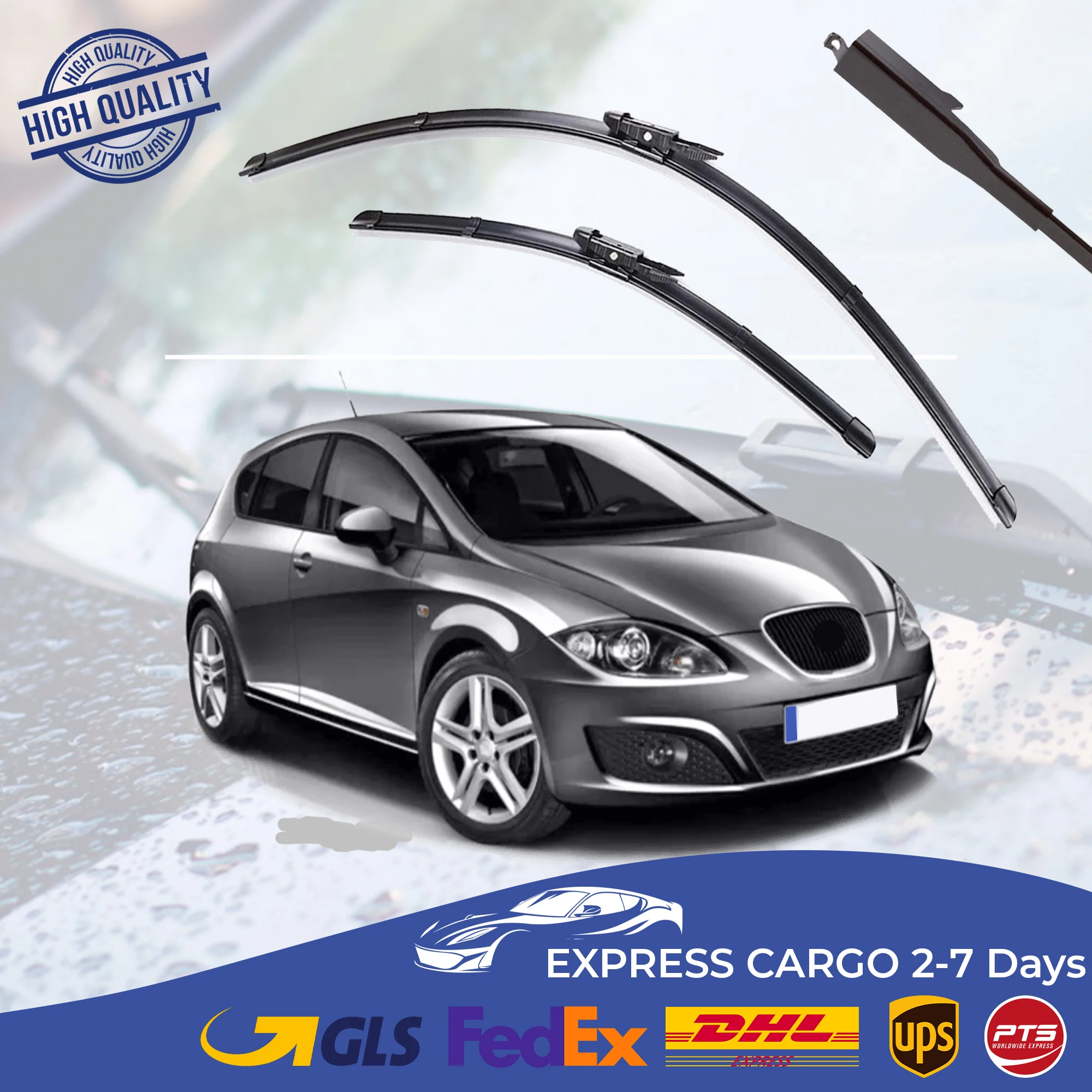 

Car Wiper Blade For Seat Leon 2009 2010 2011 2012 Auto Windscreen Windshield Wipers Blades Window Wash Front