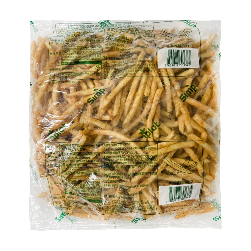 Sim-lot Komei Jun-fried 2kg seasoned french fries