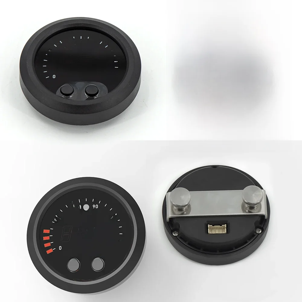 Universal 12v/24v Ultra-thin Electronic Oil pressure gauge with 1/8 npt sensor oil pr