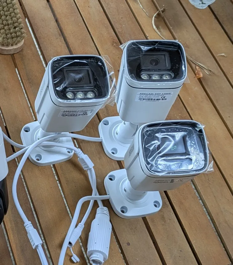 New 4K 8MP IP Camera Audio Outdoor POE H.265 Onvif Metal Bullet CCTV Home 4MP Color Night Vision Security Camera photo review