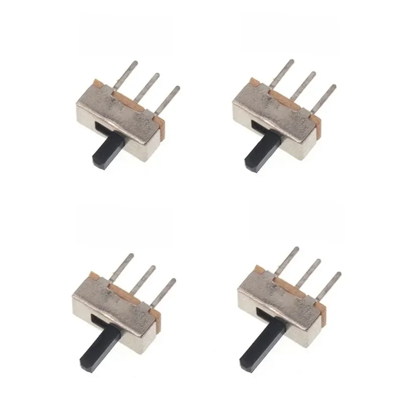 20 sztuk SS12D00 przerywacz on-off mini przełącznik suwakowy 3pin 1P2T 2 pozycja wysokiej jakości przełącznik dwupozycyjny długość uchwytu: 3 MM/4 MM/5 MM/6 MM — zdjęcie 2