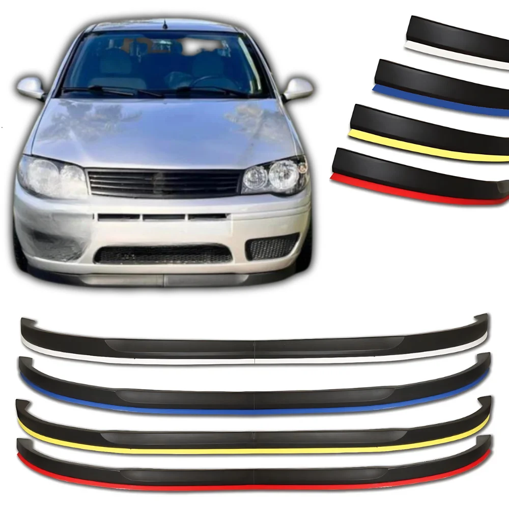 2 Pcs Front Bumper Lip For Fiat Albea 2002-2013 Body Kit Car Accessories Spoiler Splitter Diffuser Bumper Tuning Exterior Parts