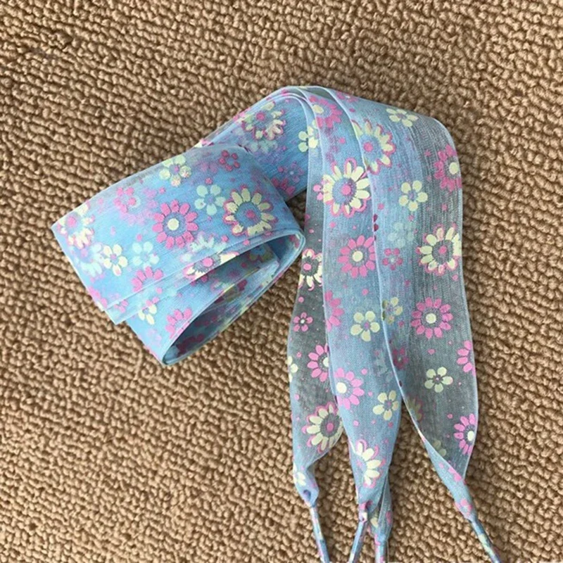 Lacets Lumineux Plats Imprimés Unisexe, Fil de Neige, Largeur 2.5cm, Longueur 80cm, 100cm, 120cm, 11 Documents