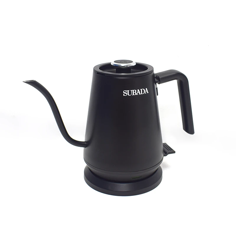 SUBADA Electric Kettle Gooseneck Temp Control & Hold Mode Fast Pour-Over Coffee & Tea Premium Stainless Steel Matte Black Finish