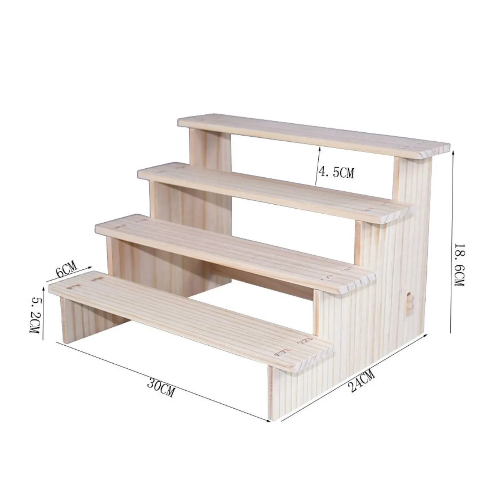 Holz Display Riser Holz Display Riser Ständer für Dessert Figuren Conuter top Schmuck Display Riser Regal Süßigkeiten Figuren Buffets – Detail 18