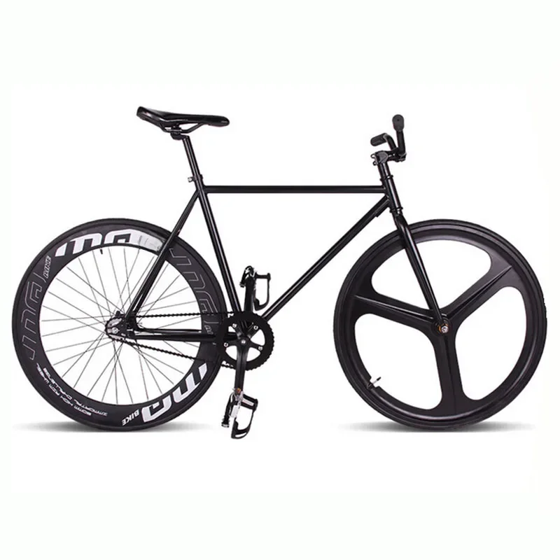 AliExpress NONE Fixie Bike Fixed Gear Bike 52cm Cycling City Bike Steel Frame Magnesium Alloy Wheel Single Speed Bicycle