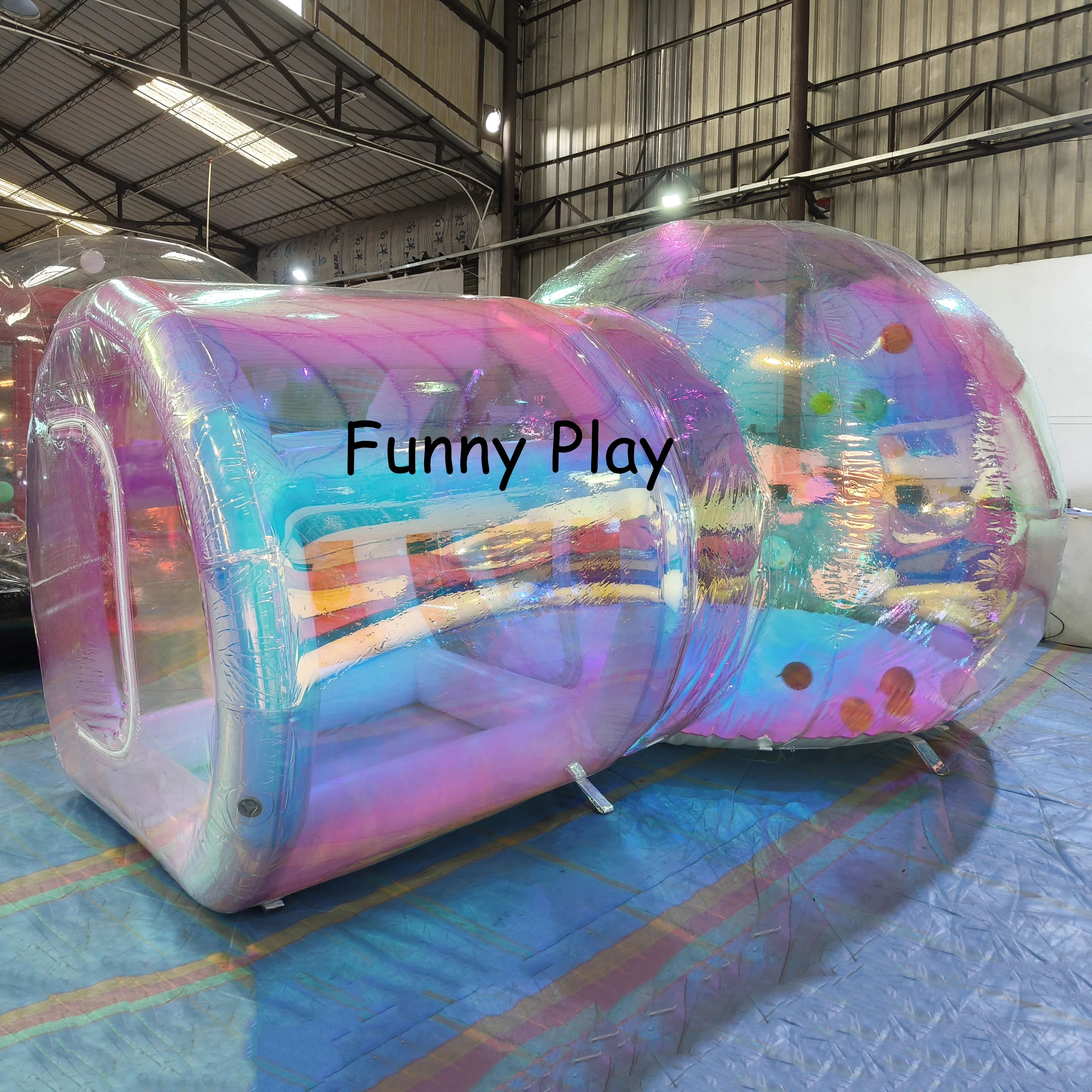 mirror inflatable snow globe tent Hot sale brand new install convenient outdoor booth bubble ball show tent