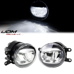 2pcs For Toyota Fog Lamps white LED Fit Corolla RAV4 Camry Yaris Prius CHR Hilux Lexus Car Headlight Daytime Running Lights 12V