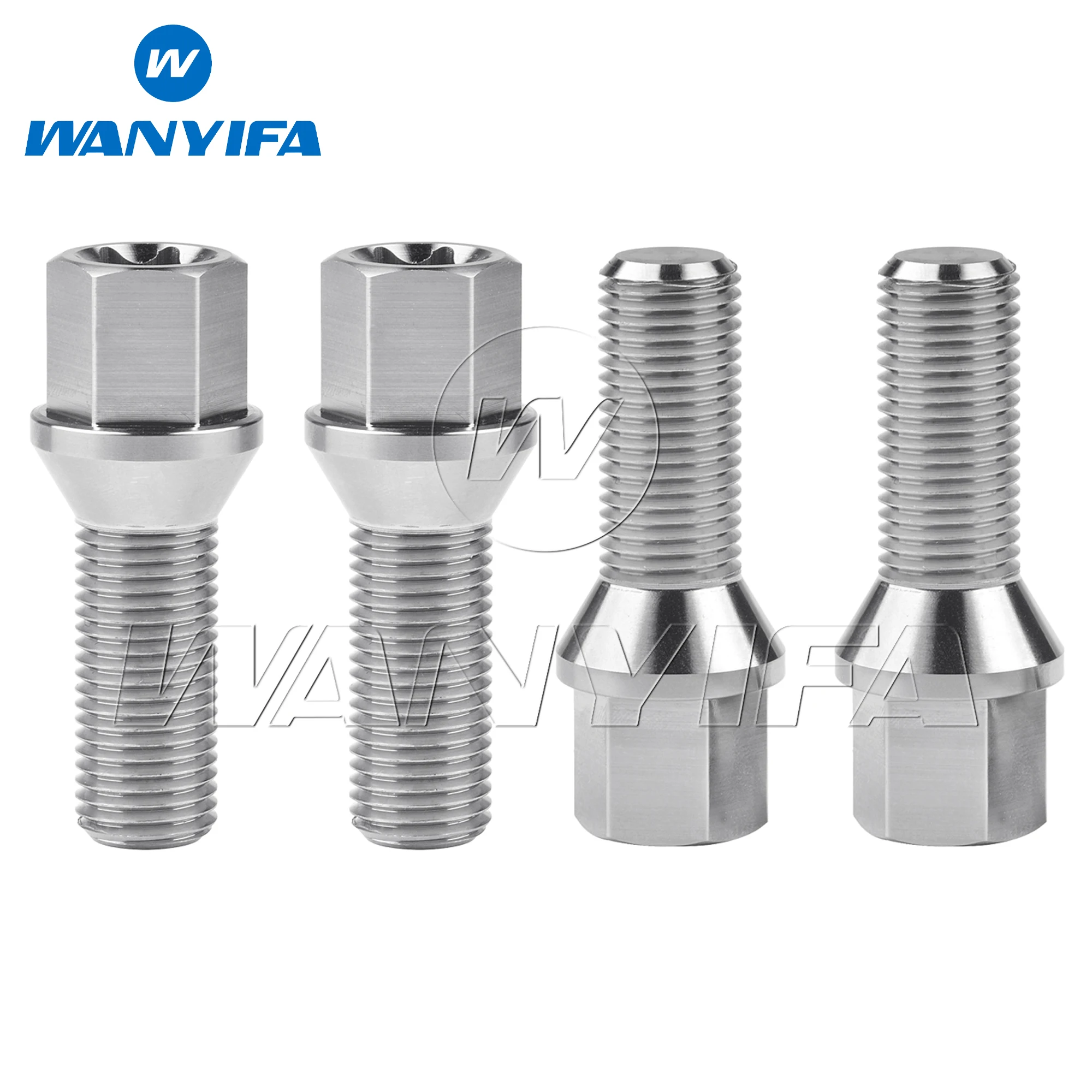 

Wanyifa 4pcs Titanium Bolt M14 Pitch 1.5mm Car Wheel Screws for Honda BMW E21 E30 E36 E46 E90 E91 E92 E93 3 Series