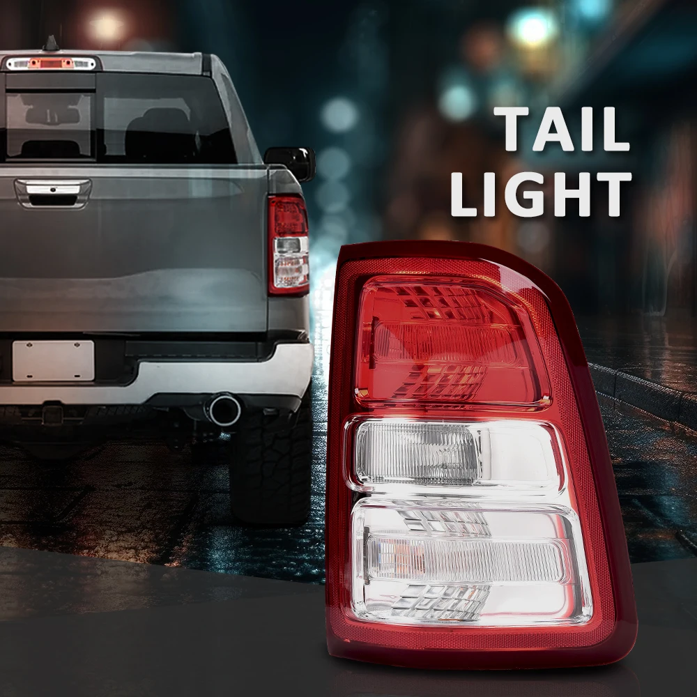 

Taillight Lamp Right Passenger Side New 55112988Ae Fit for 19-22 Ram 1500 Red Lens Waterproof Snowproof Dustproof Car Accessory