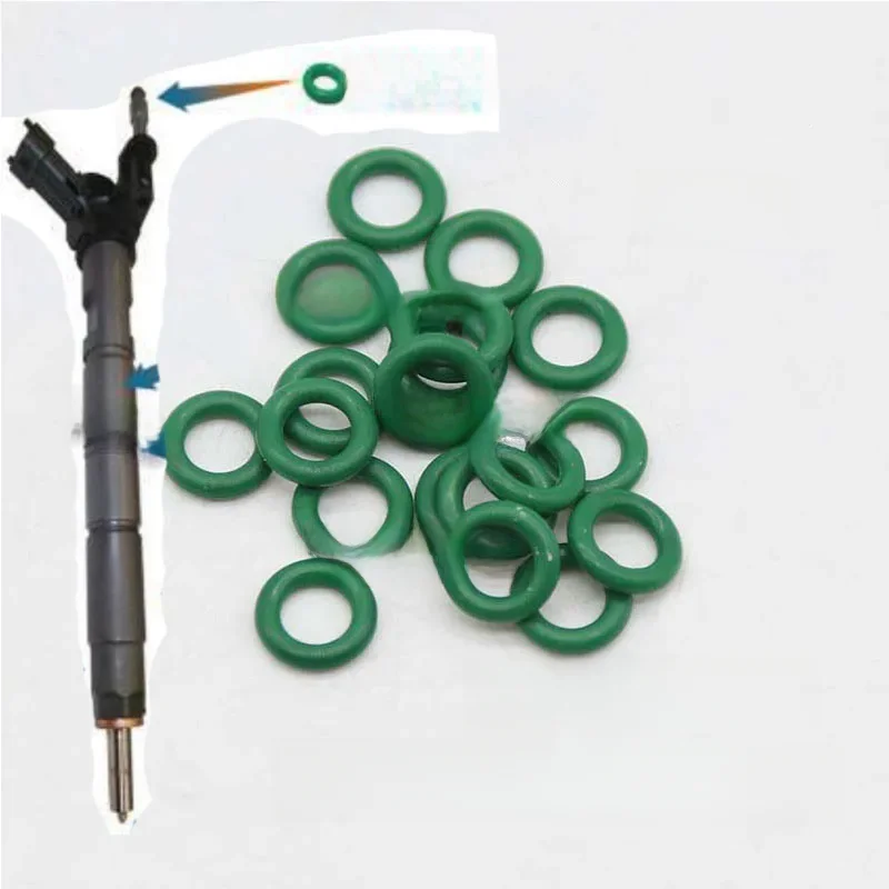 ERIKC 5 pièces connecteur d'huile de retour d'injecteur de carburant joint de tuyau joint torique E1023505 pour Injection piézo-électrique 0445 115 116 117