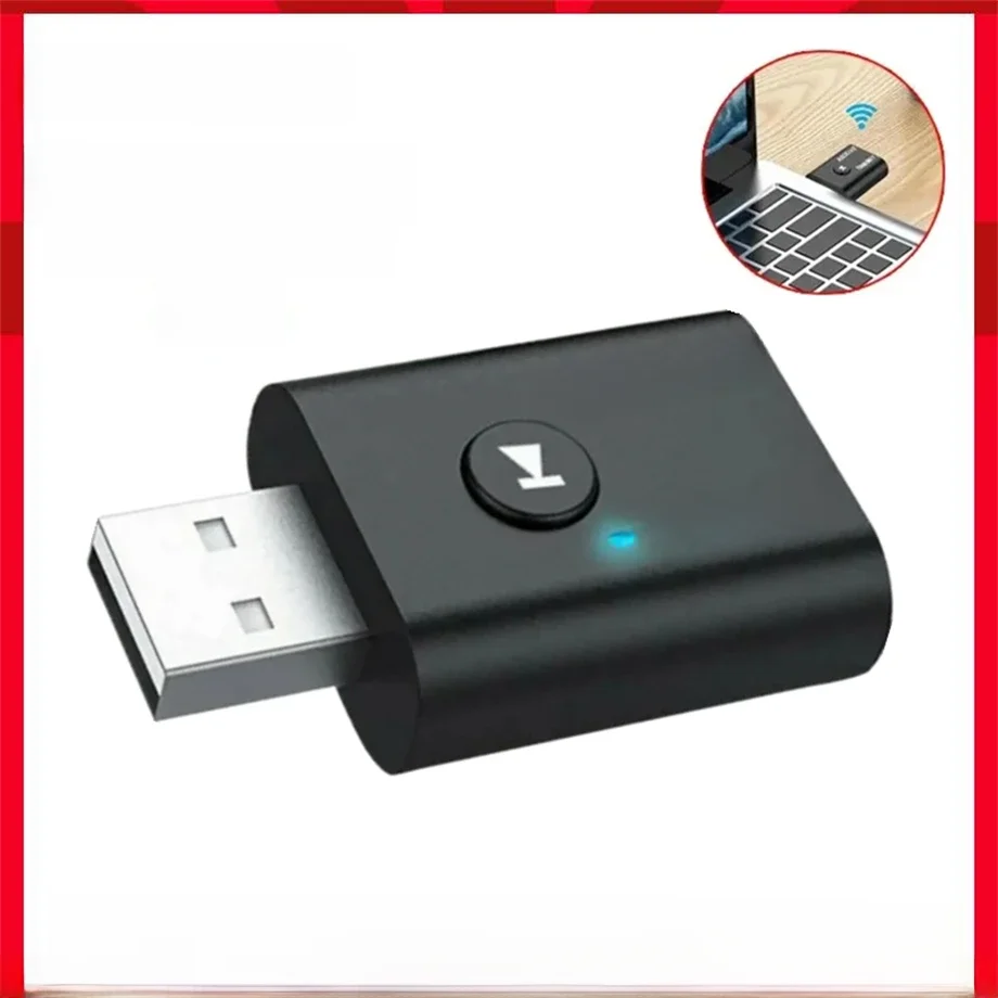 2 in1 USB Wireless Bluetooth Adapter 5,0 Sender Bluetooth für Computer Laptop TV Lautsprecher
