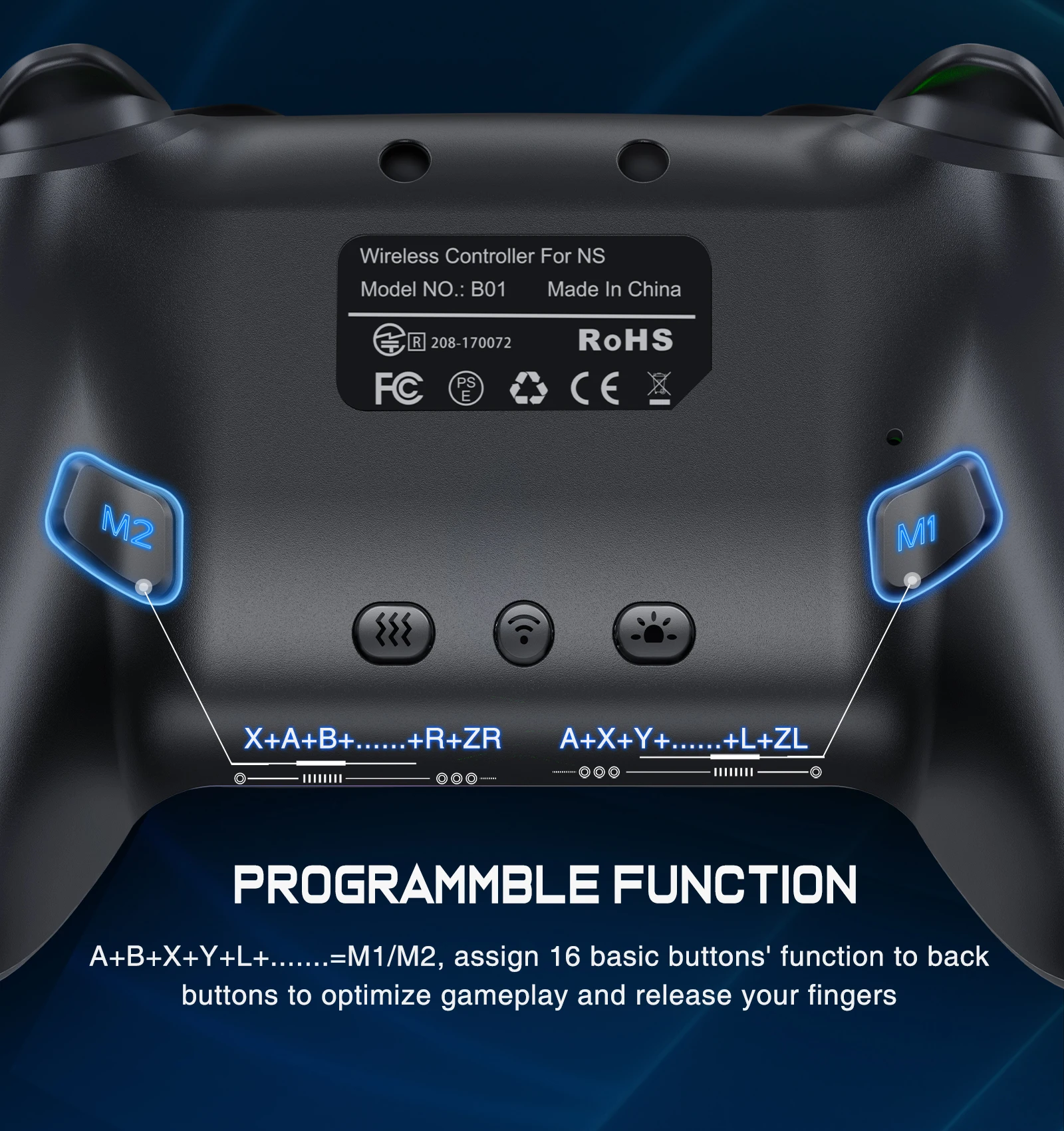 RGB Wireless Controller Bluetooth For Nintendo Switch Pro PC Origina Joystick Gamepad Professional Lag-Free Gamepad