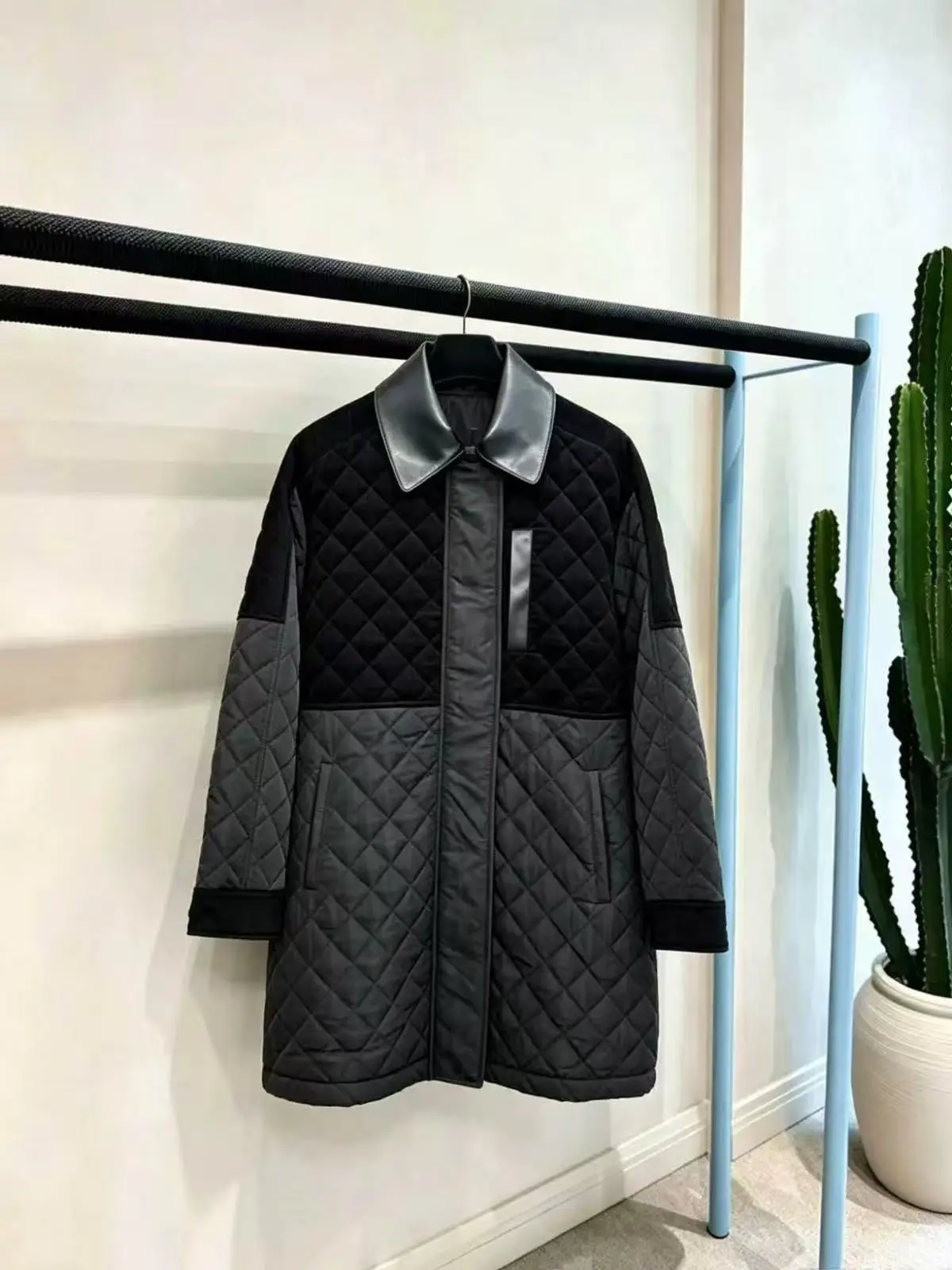 2026 New Winter Mid-Length Cotton Women Coat Casual Loose Warm Long Sleeve Jacket High Quality Clothes 21A