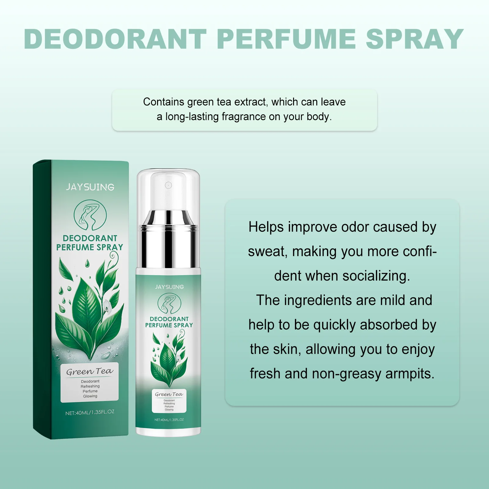 Underarm Odor Removal Spray Long-Lasting Aromatic Sweat Deodorizer Antiperspirant Whitening Refreshing Deodorant Fragrance Spray