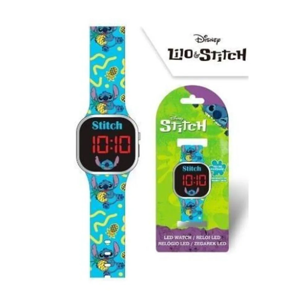 Stitch watch Digital Led gift for children