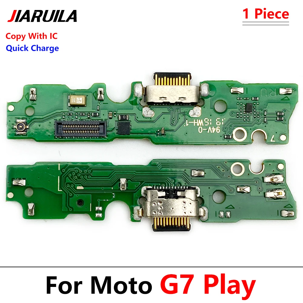 10Pcs/Lot, Dock Connector Micro USB Charger Charging Port Flex Cable Microphone Board For Moto G4 G5 G9 G8 G7 G6 Play Plus Power