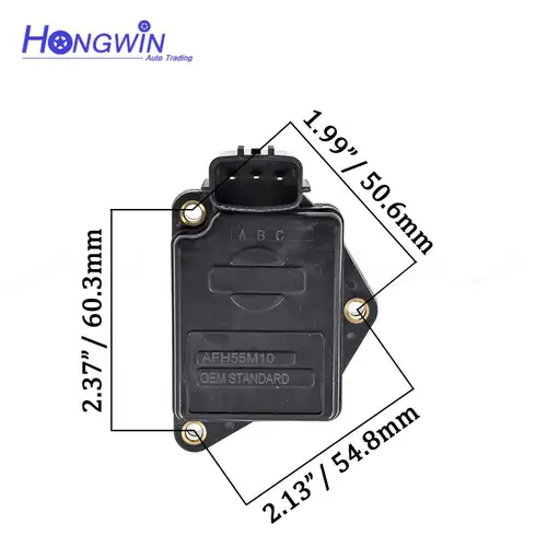 Imagen 2 del producto Sensor de Flujo de Aire AFH55M10 con Cable para Nissan Pickup D21 2.4L Sentra Terrano II R20 1.6L 2.4L 1601486G03 1601786G02