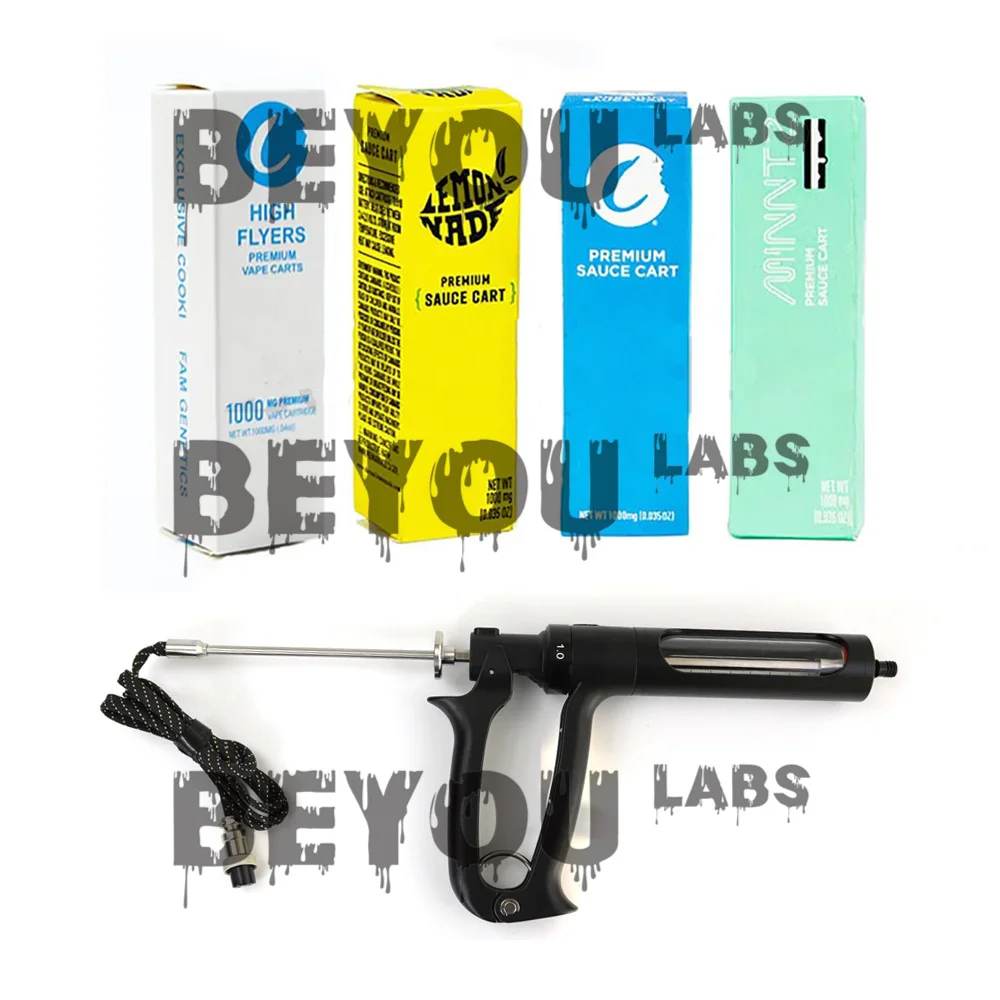 

lAVA Preheat Fill Machine Glass Injection Gun Black Rechargable Battery Replacement Tool Accessories Set Glass Vase 0.5ml 1ml