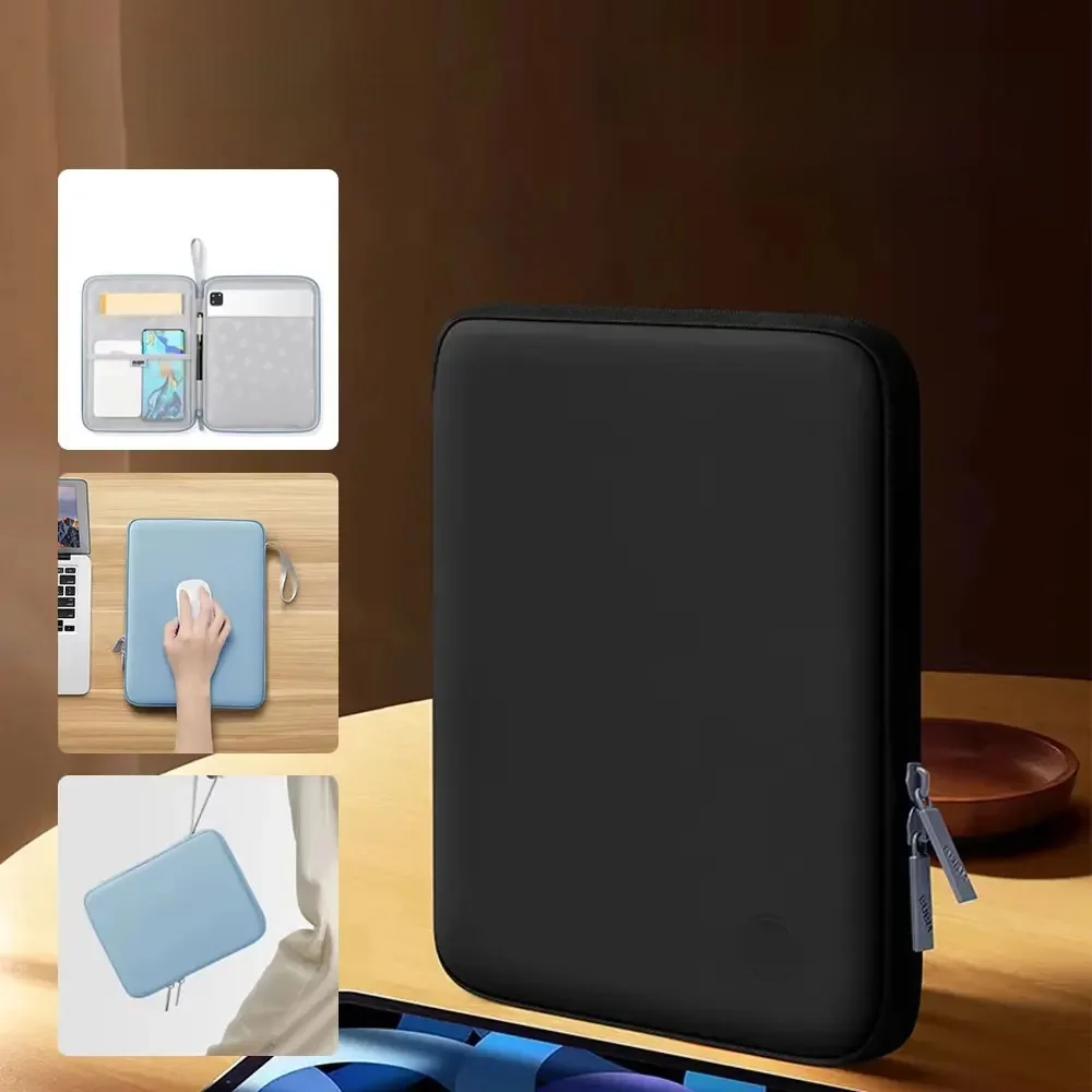 Pokrowiec na tablet 7,9-12,9 cala Pokrowiec na iPada Pro Samsung Xiaomi Lenovo Pokrowiec na rękaw Pokrowiec odporny na wstrząsy Wiele kieszeni — zdjęcie 2