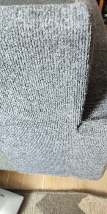 Customer review photo for Self-Adhesive Cat Scratch Furniture Protector