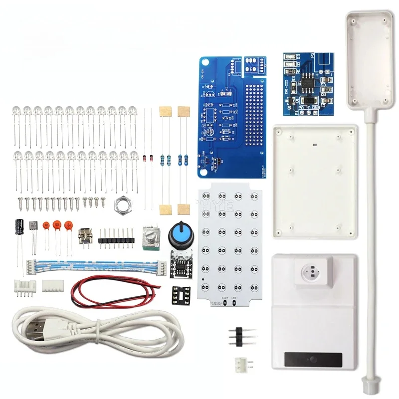 NE555 przyciemnianie LED stół zestaw lampowy PWM obwód DIY lutowanie montaż elektroniczny zestaw zrób to sam 8.5W 5V 2A z przełącznik z potencjometrem — zdjęcie produktu 7