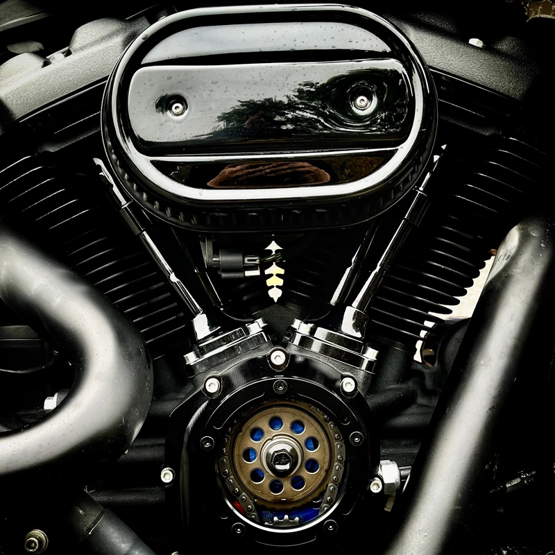 For Harley Davidson M8 Engine 2021-up Touring Road/Street Glide Softail Low Rider S/ST Motorcycle Engine Clear Derby Timer Cover