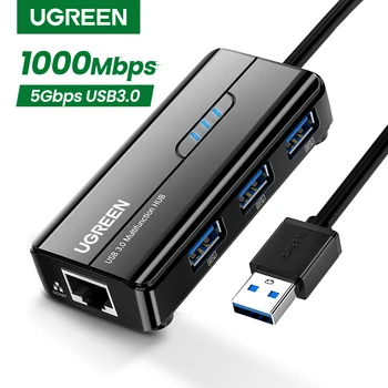 Ugreen-USBイーサネットアダプター,LAN,Nintendo Switch,1000/100mbps USB to rj45 usb3.0/2.0,ラップトップハブ,pc