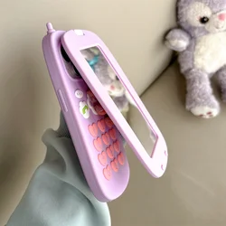 Cute Funny Cellphone Shape Phone Case For iPhone 15 14 13 12 Pro Max 11 Kawaii Silicone Protector Cases Shockproof Cover Girl
