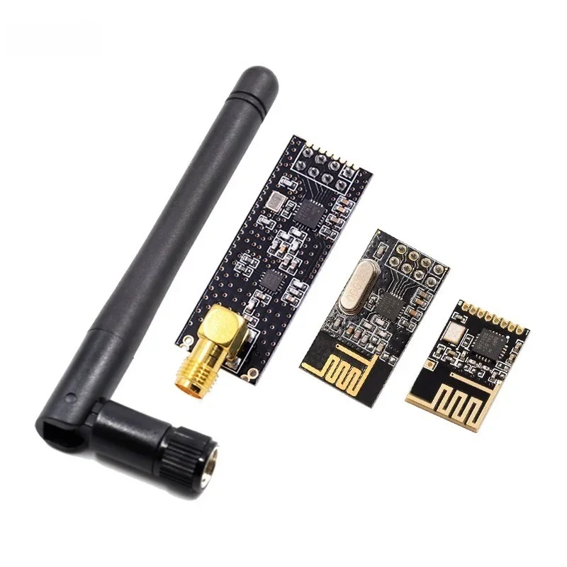 NRF24L01 + 2.4G module de transmission de données sans fil 2.4GHz NRF24L01 version de mise à niveau NRF24L01 + PA + LNA 1000 mètres pour Arduino