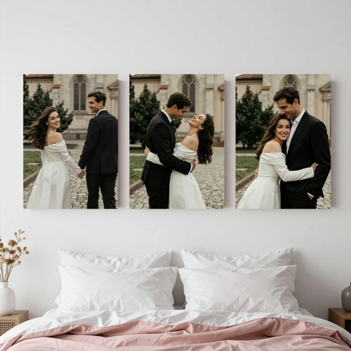 Set of 3 Custom Photo Canvas Prints — Personalized Posters (Unframed) — Exquisite, Stylish, and Minimalist Decor — A Unique and view 4