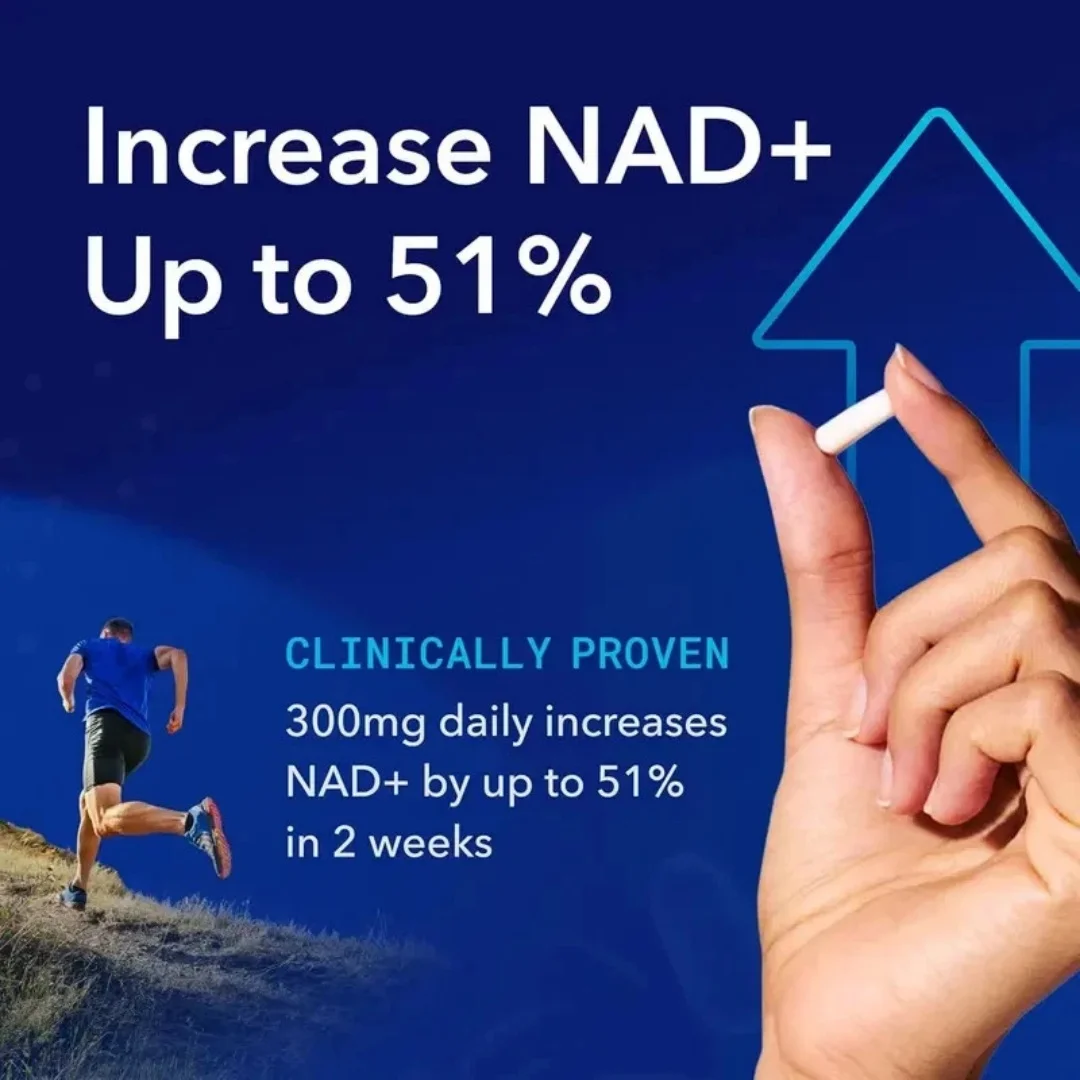 Patented NAD + Supplement 300mg for Anti Aging & Cell Regeneration